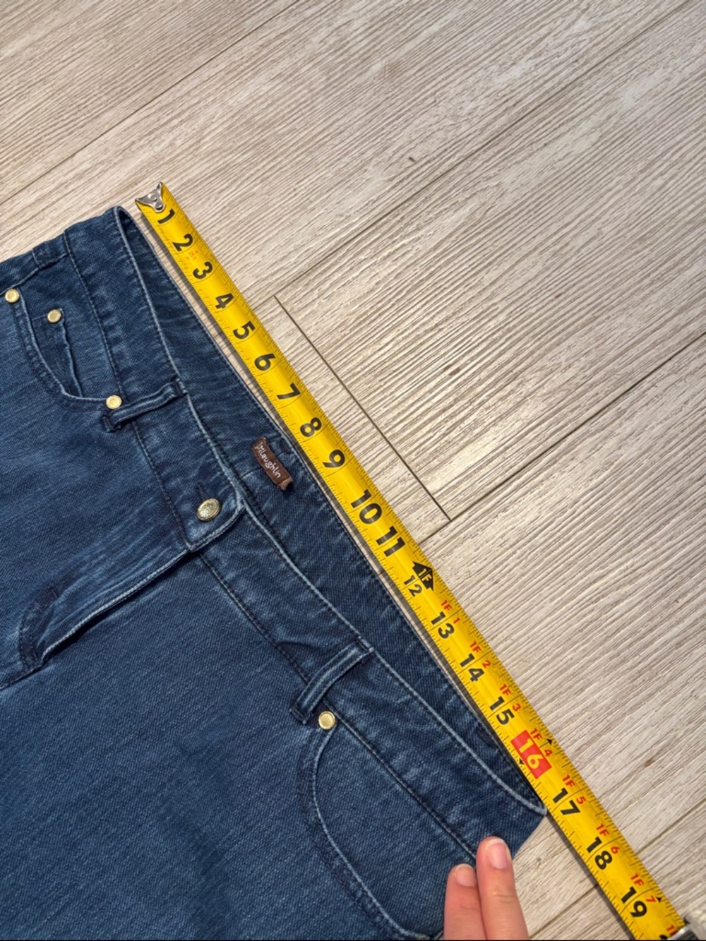 J. McLaughlin Lexi Blue Jeans size 12 - Picture 10 of 10